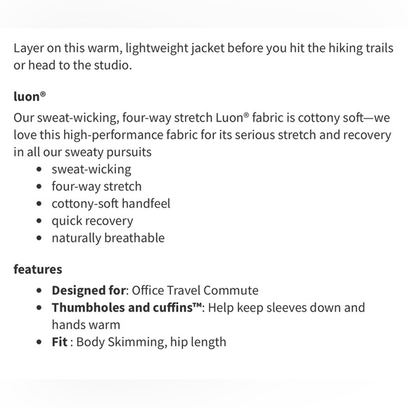 🍋Lululemon Define Jacket Size 4 - Picture 4 of 7